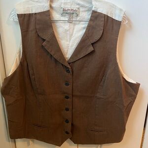 Classic Brown Vest by